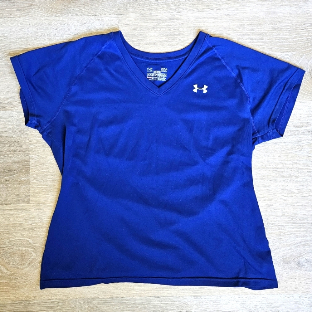Under Armour Heat Gear Tee Shirt - Size Large